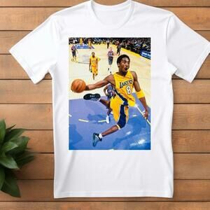 Kobe Bryant La Lakers Graphic White Or Black Shirt Unisex Retro Sizess-2Xl
